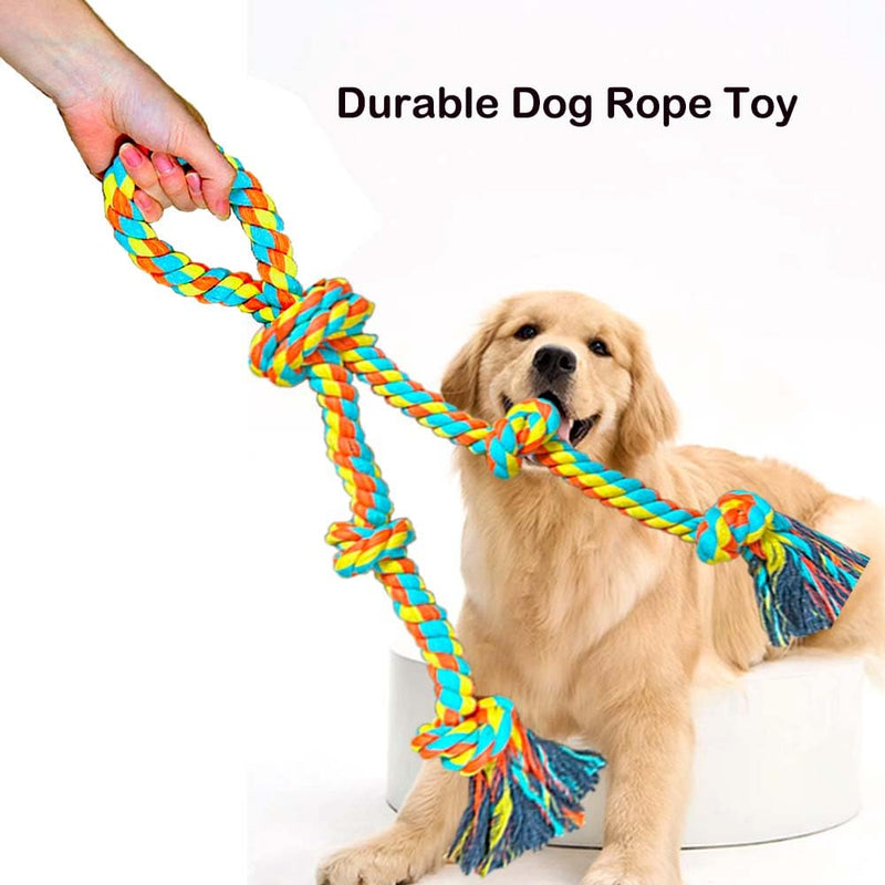 Extra Large Dog Tug of War Rope Toy for Aggressive Chewers Medium Large Breed Giant Chew Rope Puppy Teething Toys Indestructible Tug Rope Durable Knotted Rope Chewing Toys Heavy Duty XL Rope Toy - PawsPlanet Australia