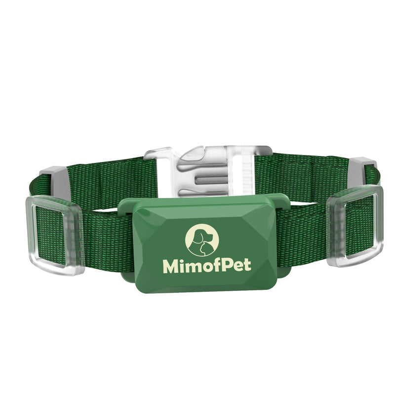 MIMOFPET Extra Dog Receiver Collar for Outdoor Indoor Wireless Pet Barrier, Receiver Collar Only,Green