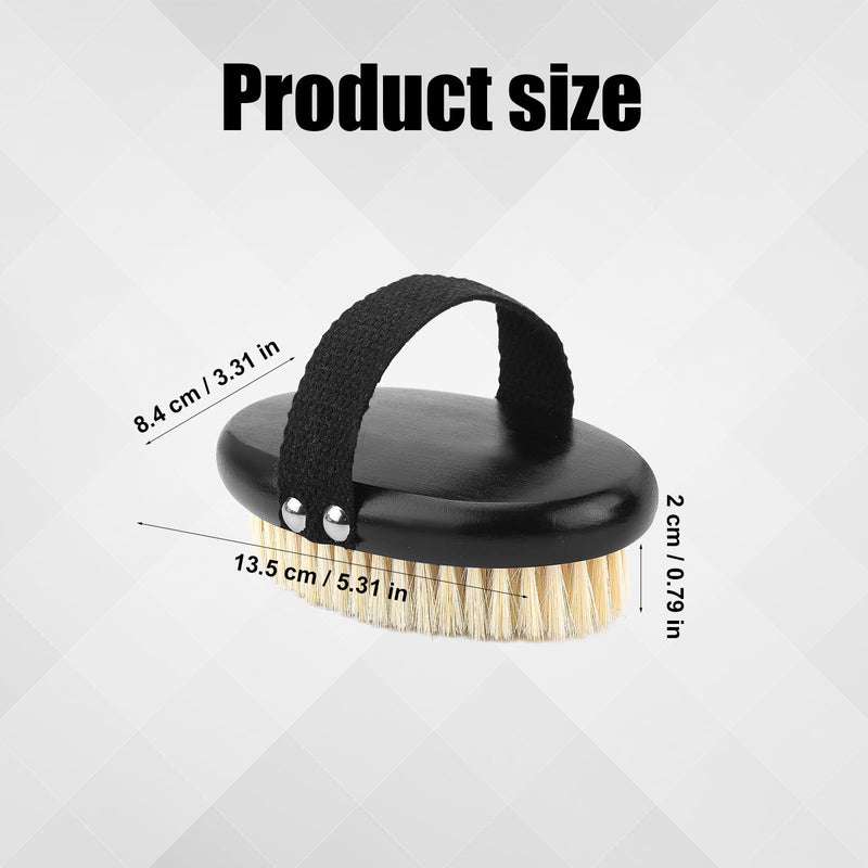 Pet Palm Brush for Dogs & Cats, Puppy Hand Brush for Massaging Grooming Shedding, Soft Bristle Kitten Brush Efficient Pet Loose Hair Remover Comb Supplies for Long and Short Hair Pets(Black) Black - PawsPlanet Australia