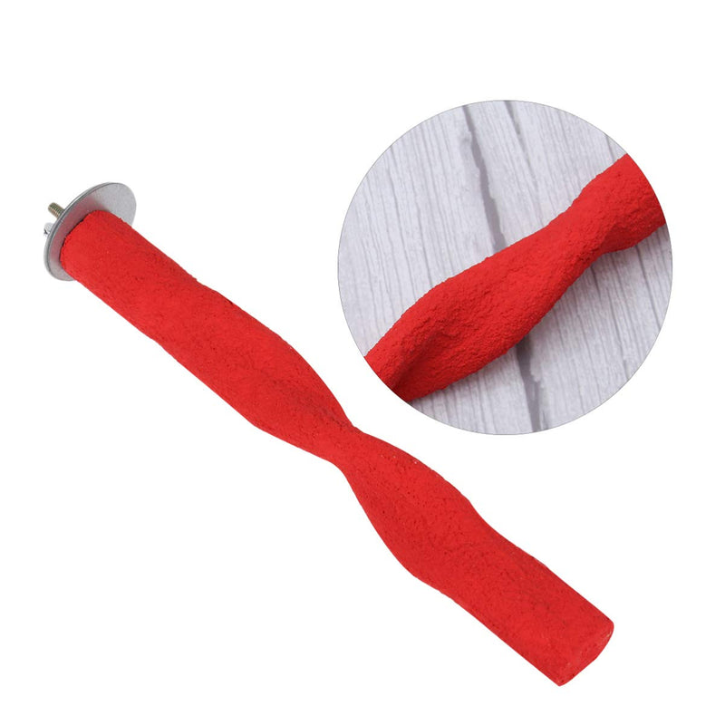 POPETPOP Bird Perches for Parrots-Bird Perch Nail File Cage Bird Perches Feet and Beak Safety Material to Trim Nails and Beak and Promote Healthy Feet Random Color - PawsPlanet Australia