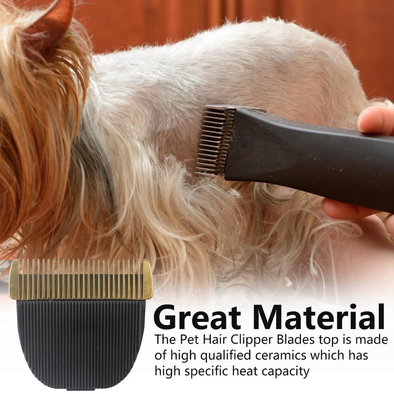 2 Pack 24 Pins Replacement Dog Clipper Blades Fits for Baorun P2/P3/P6/P7 Electric Dog Grooming Supplies Blades - PawsPlanet Australia