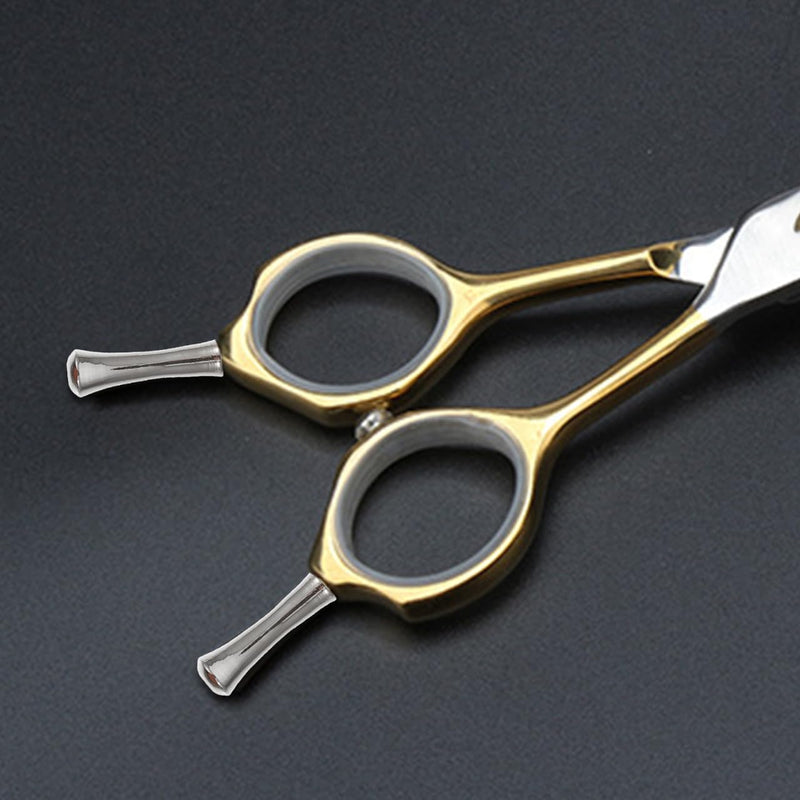 10Pcs Scissors Finger Rest Silver Stainless Steel Hairdressing Scissor Parts for Pet Grooming Comfortable Finger Holders for Salon and Home Use