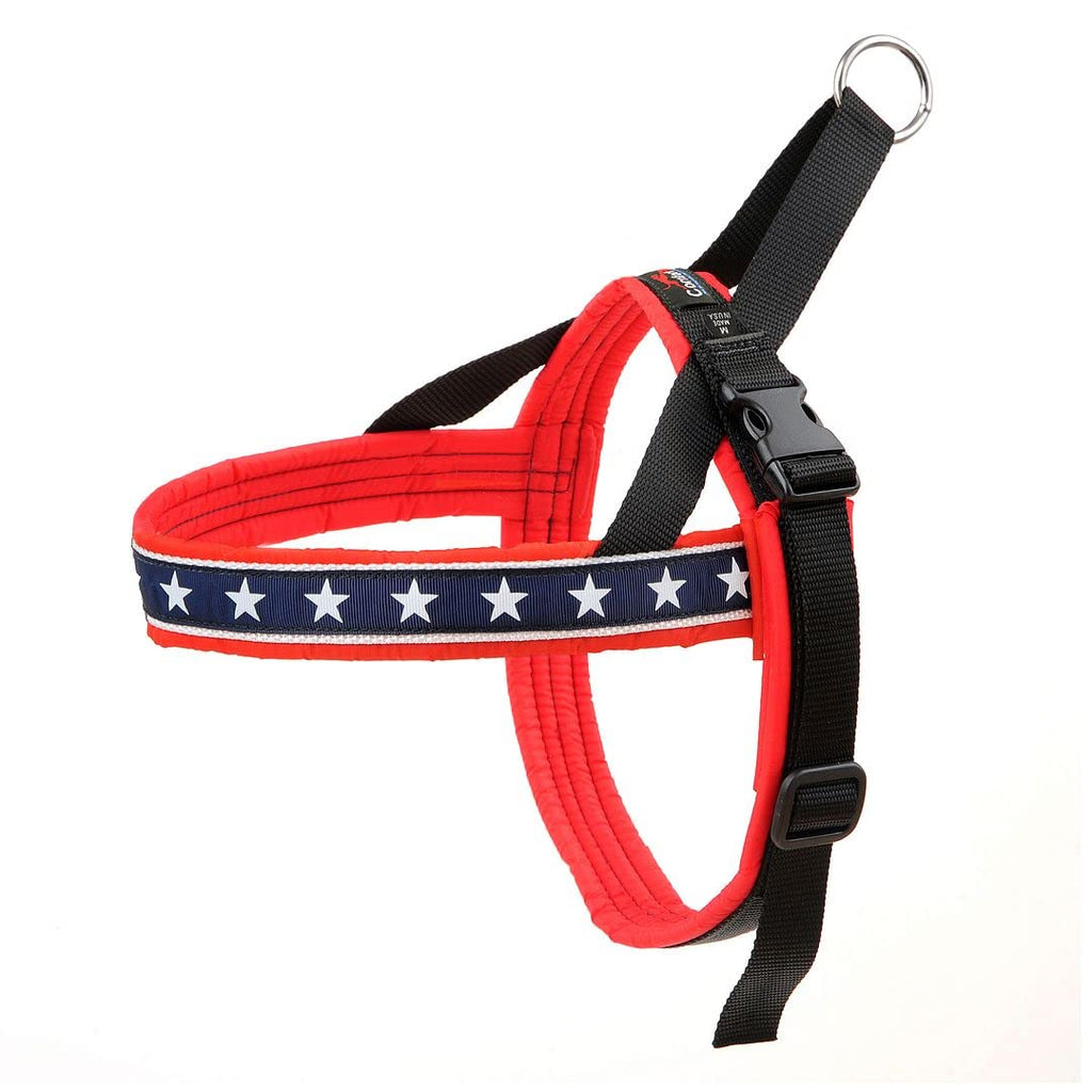 ComfortFlex Sport Harness - American Made No Pull Dog Harness for Small, Medium, Large Dogs - Padded, Reflective No Rub Harness for Walking & Running - Medium/Large, The Patriot