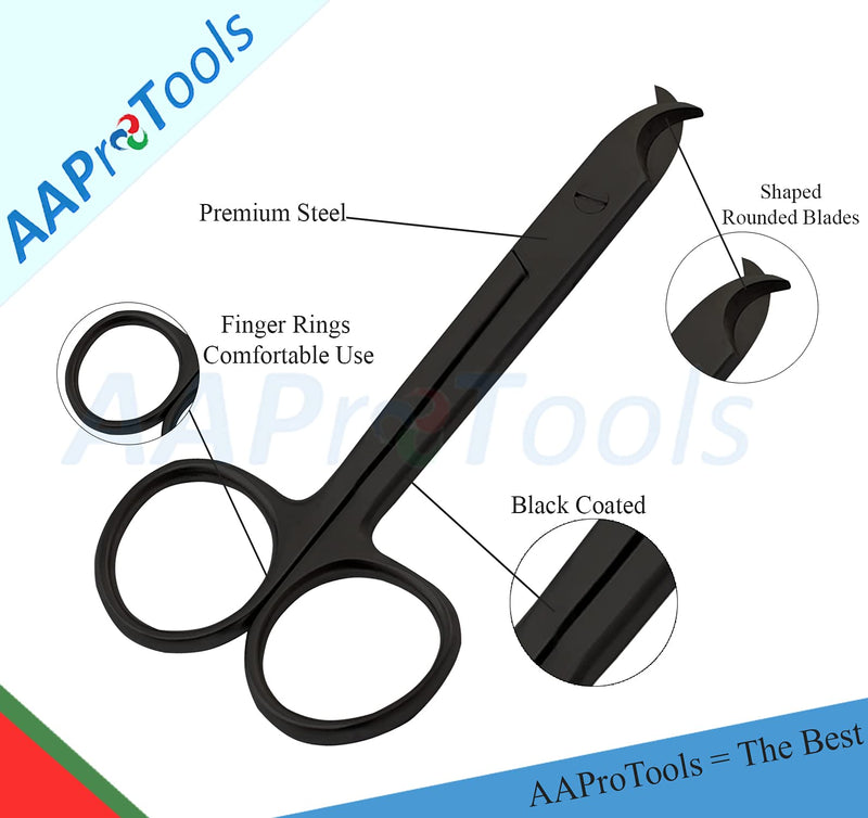 Pet Nail Clippers for Small Animals - Best Cat Nail Clippers & Claw Trimmer for Home Grooming Kit - Professional Grooming Tool for Tiny Dog Cat Bunny Rabbit Bird (Black) - PawsPlanet Australia