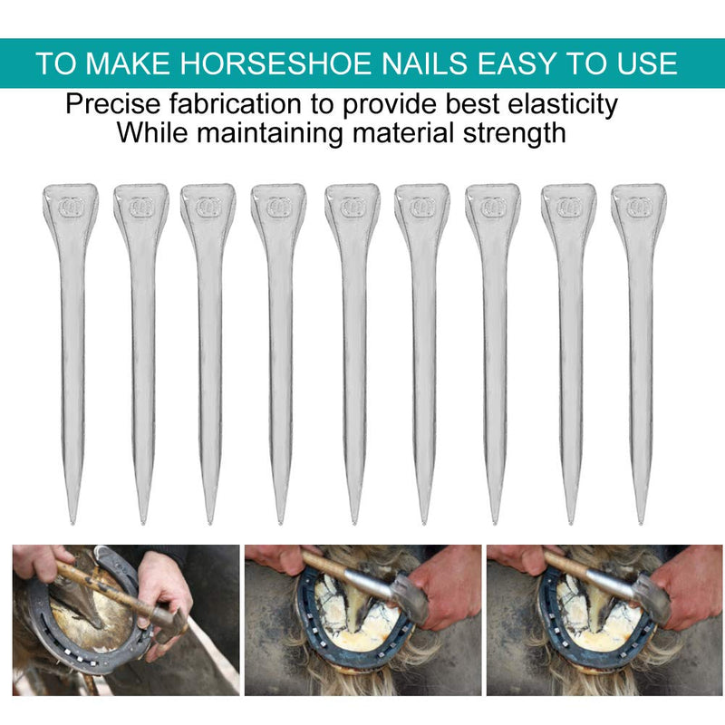 Horseshoe Nail, 250 Pcs E6 Horseshoe Nail Steel Hoof Peg Securing Firmly Horse Tool Accessory