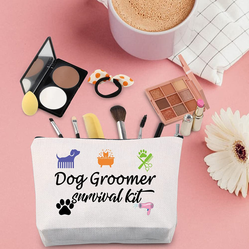TSOTMO Dog Pet Groomer Gift Hair Stylist Pet Grooming Makeup Bag Dog Groomer Survival kit Cosmetic Bag Dog Hairdresser Gift (Dog Groomerkit) Dog Groomerkit - PawsPlanet Australia