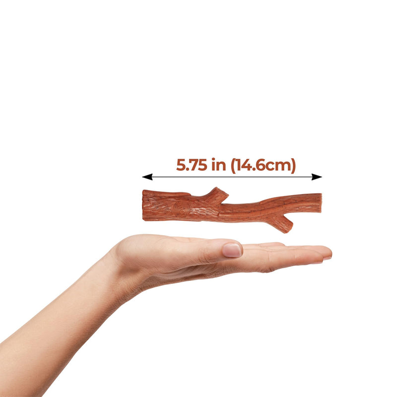 SPOT Bam-bones PLUS Branch -Bamboo Fiber & Nylon, Durable Long Lasting Dog Chew for Aggressive Chewers – Great Toy for Adult Dogs & Teething Puppies under 60lbs, Non-Splintering, 5.75in, Beef Flavor Medium - PawsPlanet Australia
