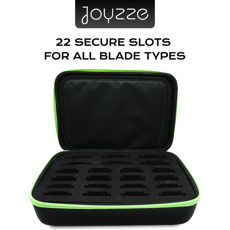 Blades Storage Case - Organize and Protect Your 22 Blades with this Convenient Storage Solution - Grooming Clipper Blade Case Holder Organizer (Blade Storage Case Green - Holds 22 Blades) Blade Storage Case Green - Holds 22 Blades - PawsPlanet Australia