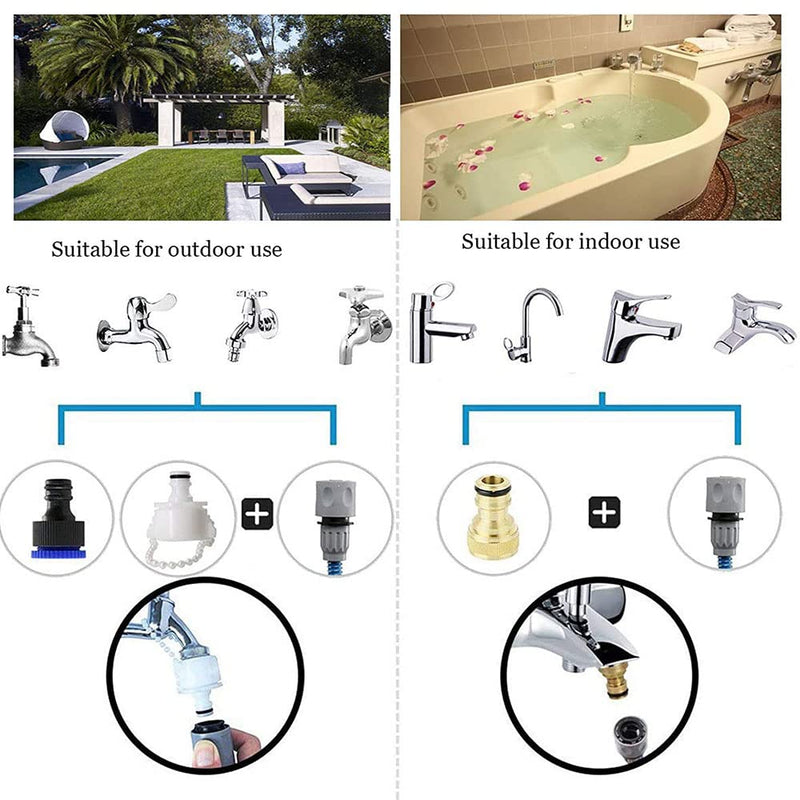 Pet Shower Sprayer Bath Massage Brush,Dog Shower Sprayer Attachment Set Dog Wash with Hose and Shower Attachment Dog Shower Sprayer,for Pet Bathing Washing Outdoor Indoor(2.5 m,Blue) - PawsPlanet Australia