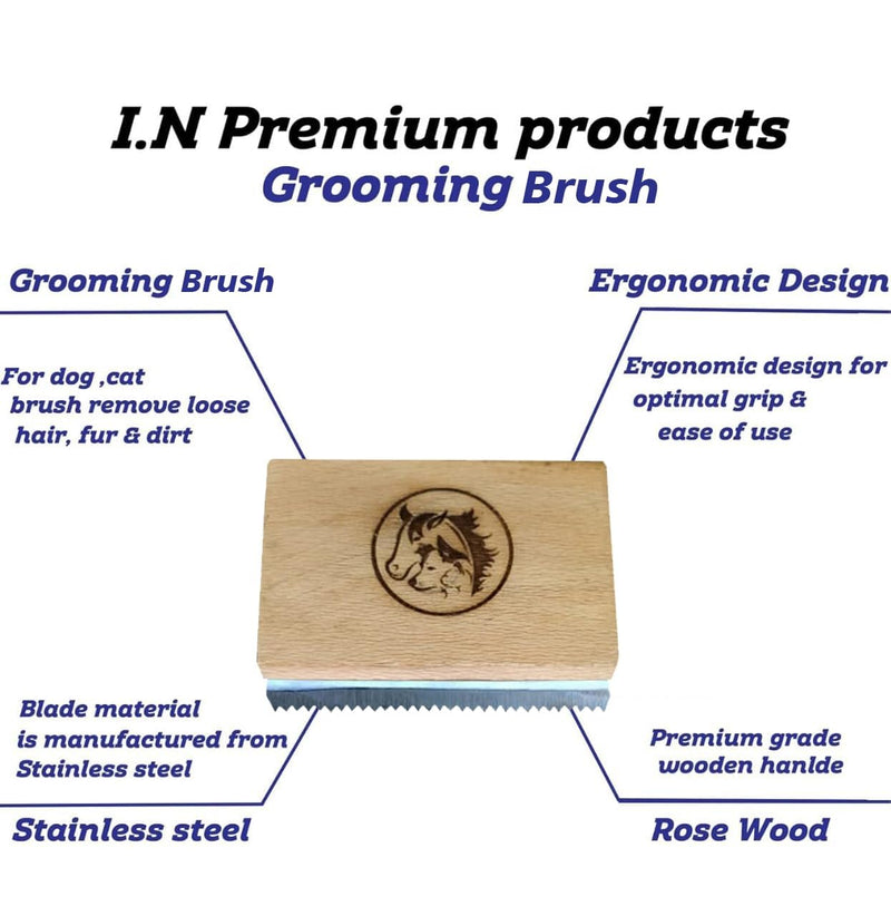 Original Cat Brush for Shedding - Indoor Cat Grooming Supplies, Hair Remover, Comb, Deshedding Tool for Pets 2.5 Inch