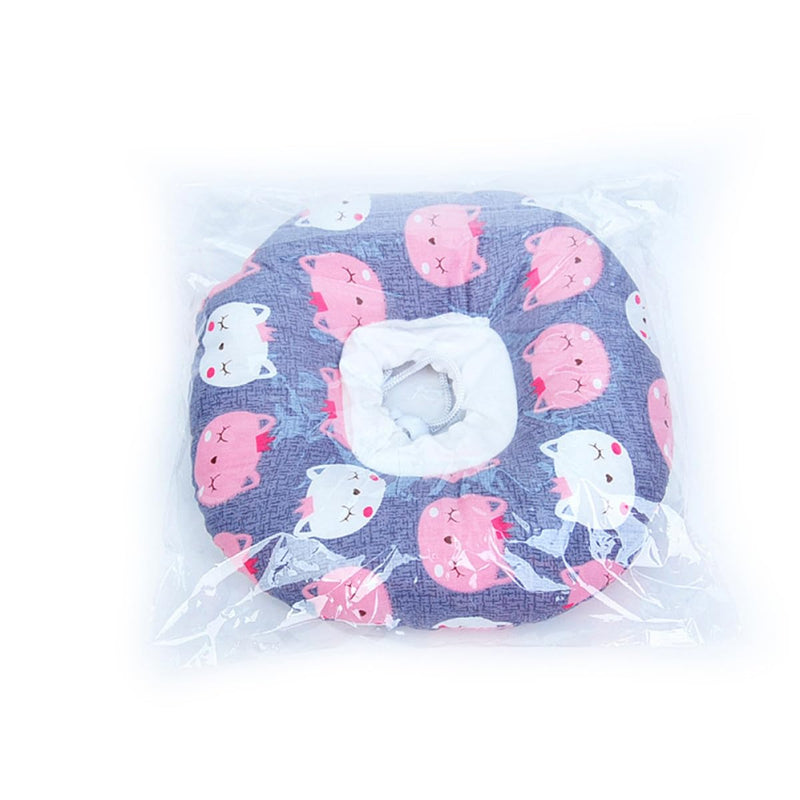Cabilock Soft Cotton Pet Protective Collar with Protective Design for Post-Surgery Recovery for Cats and Small Pets