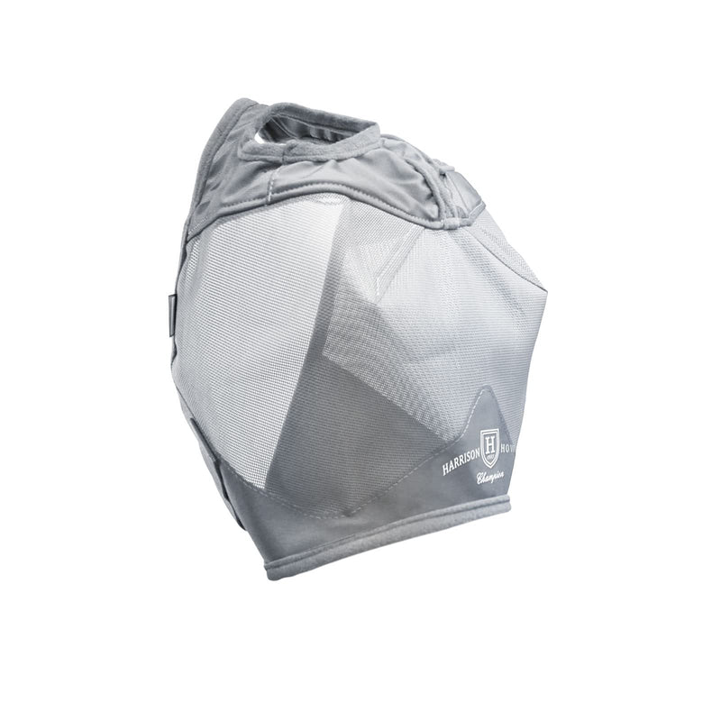 Harrison Howard Horse Fly Mask Standard Original Grey Horse Large Horse (Large)
