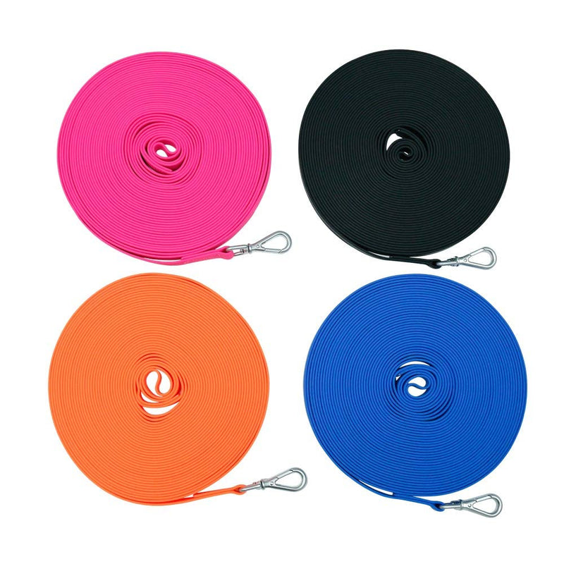 Waterproof Dog Leash, Long Training Lead for Dogs 5 m / 10 m / 15 m / 30 m Odor Resistant Suitable for Small, Medium and Large Dogs Pink 10M - PawsPlanet Australia