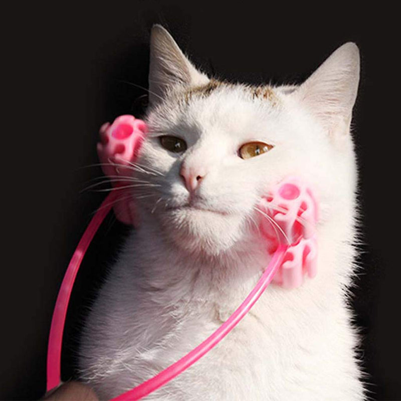 Facial massager for cats, pet facial massager, roller, cat grooming tool with 4 wheels, non-slip, comfortable, mold cleaner for tile molds, paint for wall molds spray
