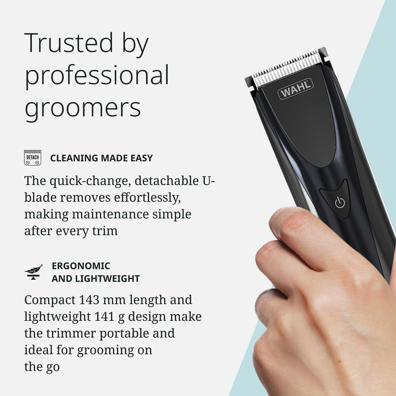 Wahl Pro Animal Fidela Trimmer - Cordless Dog & Cat Hair Trimmer - for Sensitive Areas - Essential Grooming Tools - with 3 Guide Combs