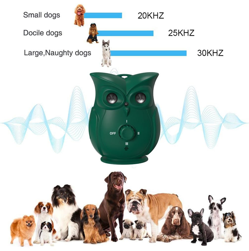 Anti Barking Devices, Auto Dog Barking Control Device with 3 Adjustable Level, Rechargeable Waterproof Sonic Barking Deterrents, Stop Dog Barking Box Neighbors Dog Silencer for Outdoor & Indoor Use - PawsPlanet Australia