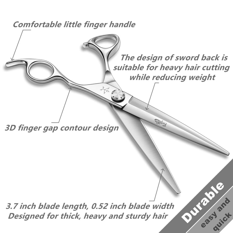 High-end Professional Dog Grooming Scissors/Pet Thinning Shears 7.5 Inches Extremely Very Sharp Made Of Advanced Stainless Steel Alloy By Hand For Dog Cat And Horse Breeder - PawsPlanet Australia