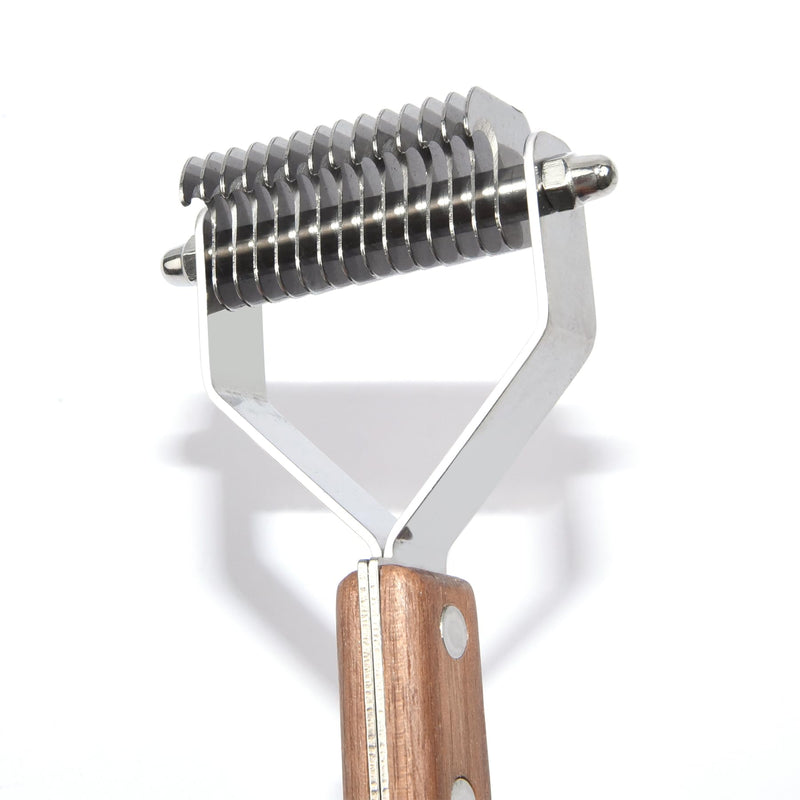 14-Blade Coat King Rake Pet Undercoat Rake,Professional Pet Dematting Comb Grooming Stripping Tool for Dogs and Cats (6.2cm) 6.2cm