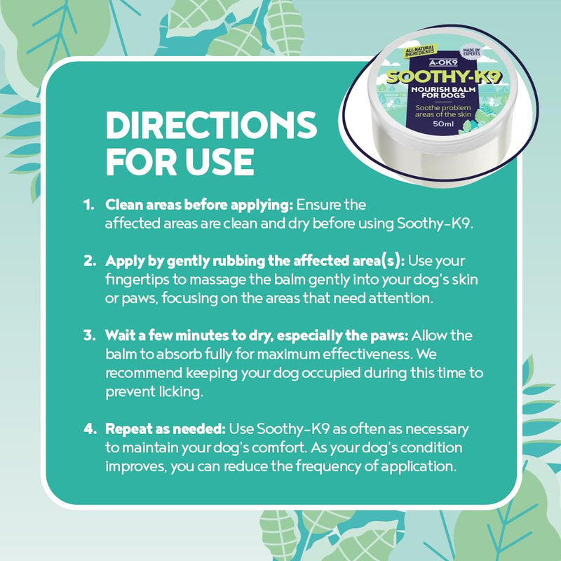 Lick-Safe Dog Paw & Nose Balm with Coconut Oil | All-Natural Moisturizer & Soother for Dry, Cracked Snout & Pads - PawsPlanet Australia