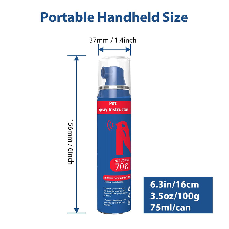 Corrector Spray Dog Trainer, 75ml Pet Instructor Spray for Dog, Humane Effective Help Dog Stop Unnecessary Behaviour: Stop Barking, Dog Fights & Attacks (2 Pack) 2 Pack - PawsPlanet Australia