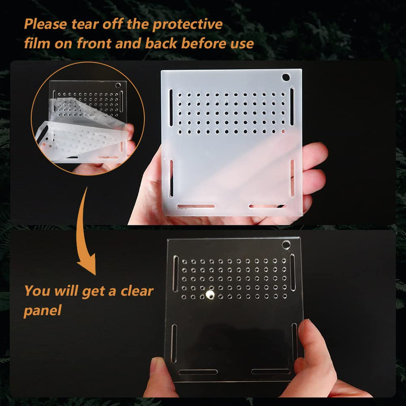 Acrylic Fish Breeding Box, Transparent Fish Isolation Box Hatchery Incubator with Suction Cups for Aquarium Fish Tank Guppy Shrimp Clownfish African Cichlids (4 * 4 * 4inch) 4*4*4inch - PawsPlanet Australia