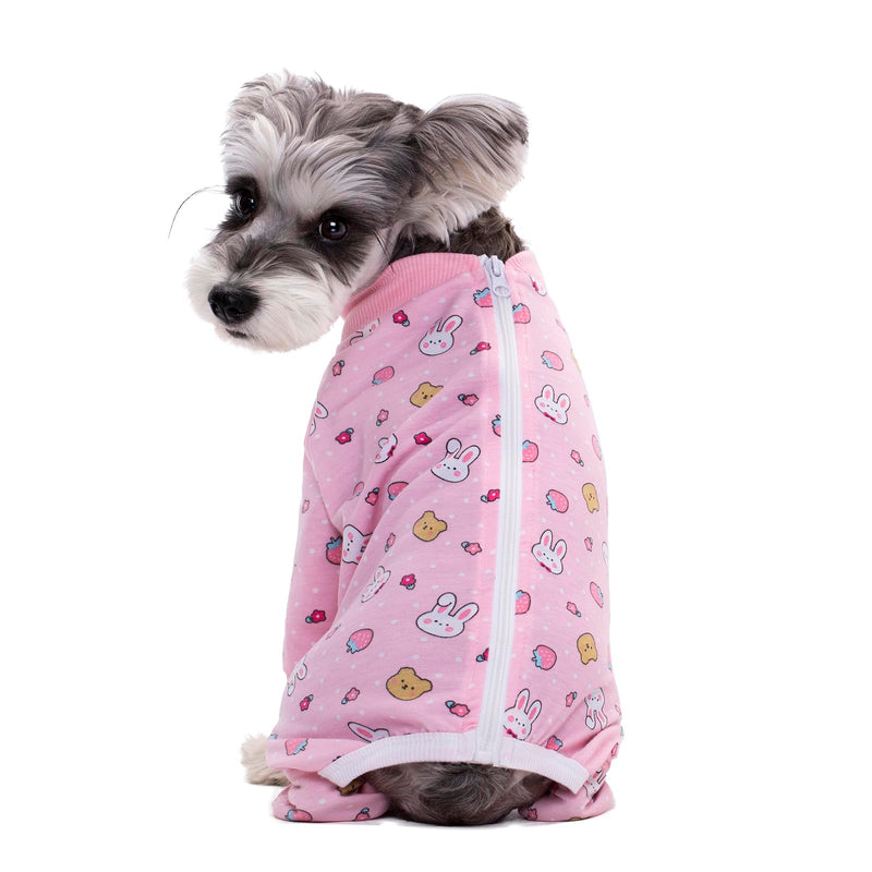 Dog Bodysuit Surgery Recovery Suit for Female Dogs,Small and Medium-Sized Dogs Zipper on Back-Post-Spay Dog Surgery Recovery Suit Puppy Cat Long Sleeve Onesies Bodysuit After Surgery Wound Protective Pink - PawsPlanet Australia