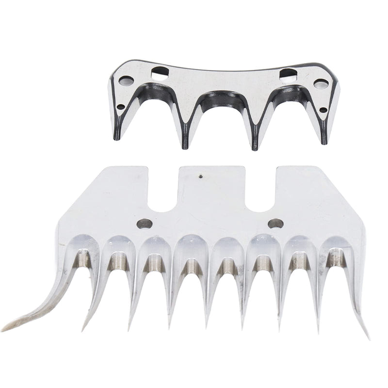 Sheep Shears Replacement Blades, Professional Curved 9 Tooth Clipper Comb Blade, Cutter Trimmer Accessory Set Kit for Sheep Alpacas Goats