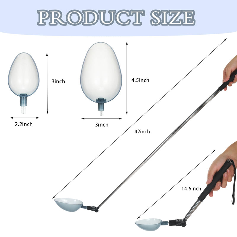 Kanayu 17 Pcs Dog Urine Collector Dog Urine Collection Pack, Include Telescopic Dog Urine Sample Catcher, Urine Sample Cups, Pipettes, Vials and Syringe for Pet Pregnancy Pee Test, Veterinary Supplies - PawsPlanet Australia