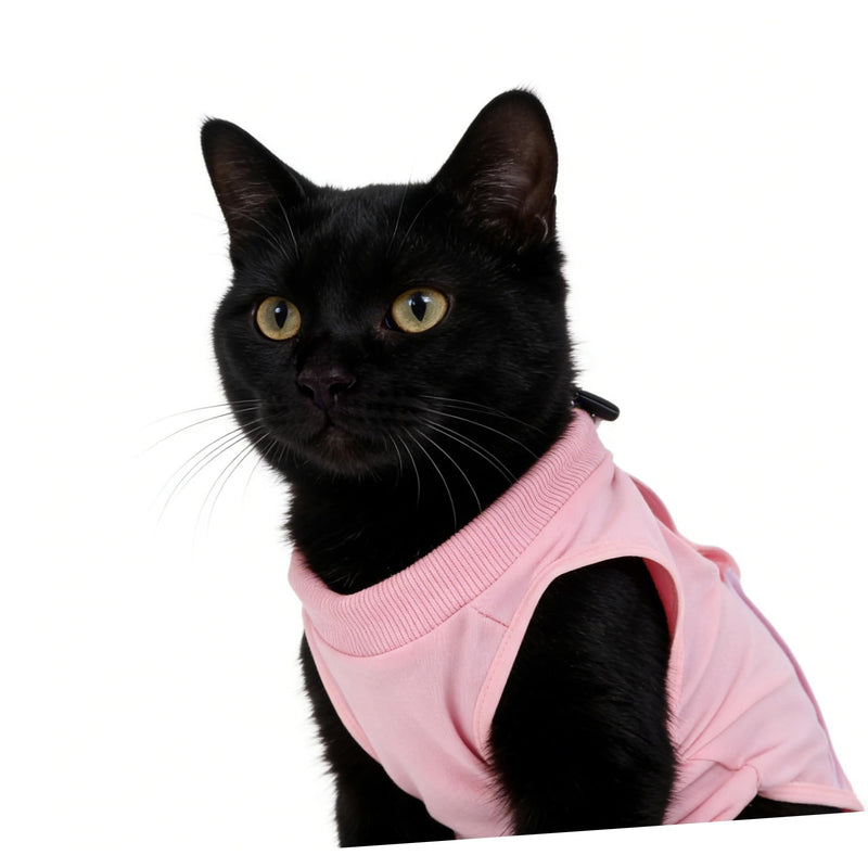 Supvox Recovery Suit for Cats, Breathable Neutering Suit, Medium Size, Made of Skin-Friendly Material, Washable Cat Body Pyjamas for Postoperative Wound Protection and Anti-Leakage