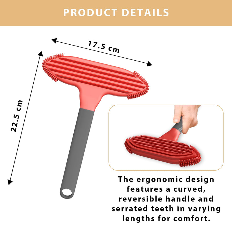 Pet Hair Removal Tool for Dog and Cat,Pet Hair Remover Removes Fur and Lint from Couch,Carpet,Cat Tree Tower Bed,Car Interiors,Rug,Mat,Coat,and Various Furniture,Silicone Material,Reusable 1 Pack - PawsPlanet Australia