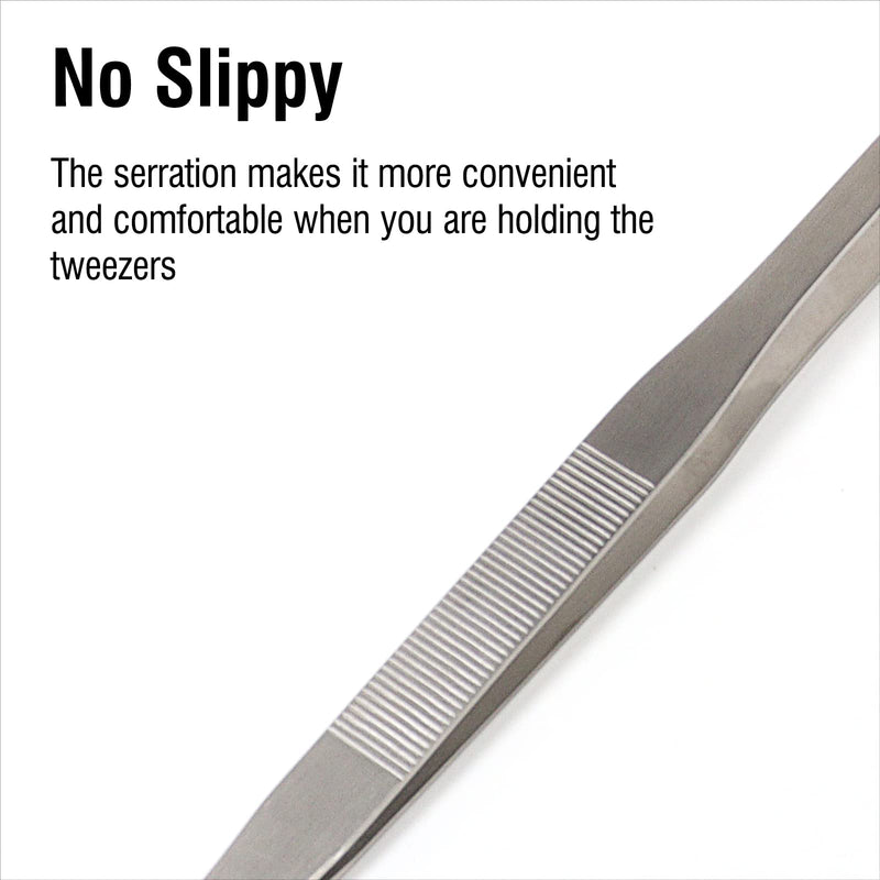 18.9 inch Heavy Duty Extra Long Tweezers for Salt & Fresh Water Fish Tank, Curved SUS 304 Stainless Steel Aquascape Tweezers for Aquarium & Terrarium, Large Metal Snake Feeding Tongs - PawsPlanet Australia