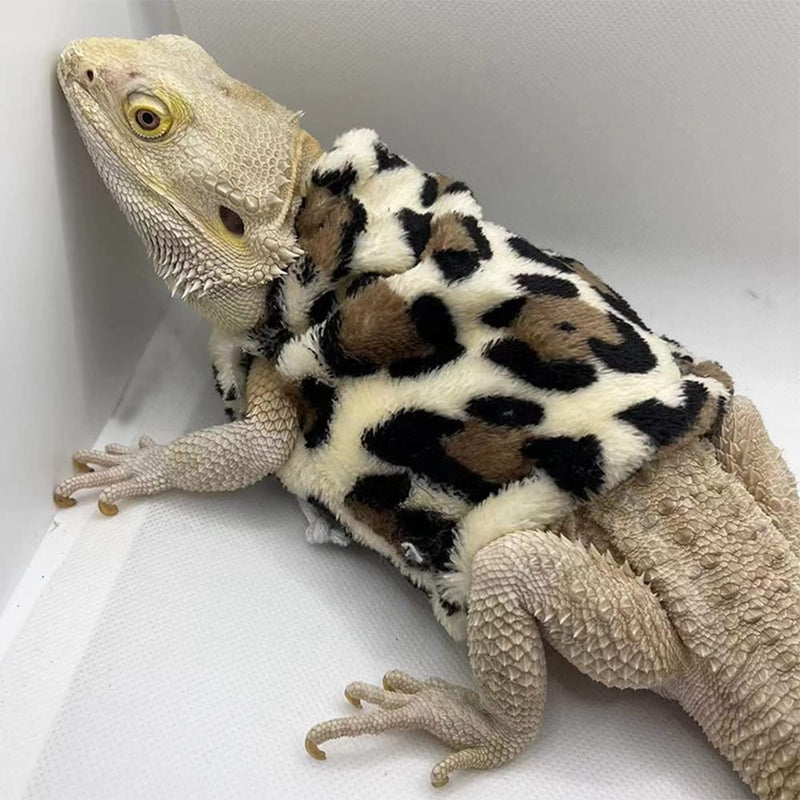 4 Pack Lizard Clothes for Bearded Dragons Straw Hat Set Reptile Apparel Handmade Sleeveless T-Shirt Vest Skin Protection Photo Party for Lizard Bearded Dragon Crested Gecko Chameleon (L, 4 Pack Set) L - PawsPlanet Australia
