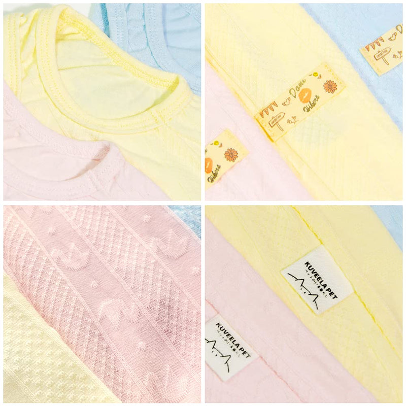 Recovery Suit for Dog After Surgery Cut Pet Recovery Shirt Dog Abdominal Wounds Bandages,Wound Protective Dog Onesize for surgery Female Dog Vest Prevent Licking,Substitute E-Collar（RSS08-Vyellow-XS） XS(chest:11.8"neck:8.2") Vyellow - PawsPlanet Australia