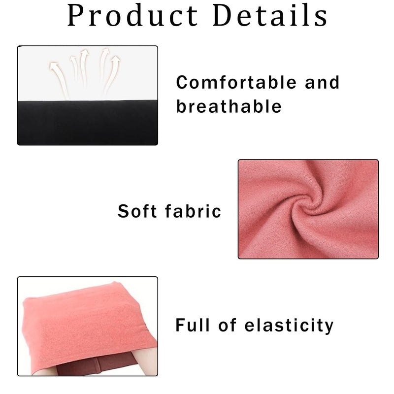2 Pcs Dog Ear Defenders,Dogs Ear Muffs Noise Protection for Anxiety Relief,Pet Ears Protector,Ears Protectors for Bath Drying,for Cold Weather Protection (Pink and Black)