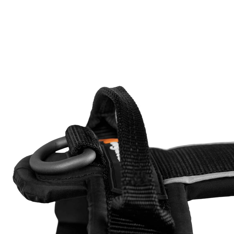 Non-Stop Dogwear Line Harness Grip, Black - 2 - PawsPlanet Australia