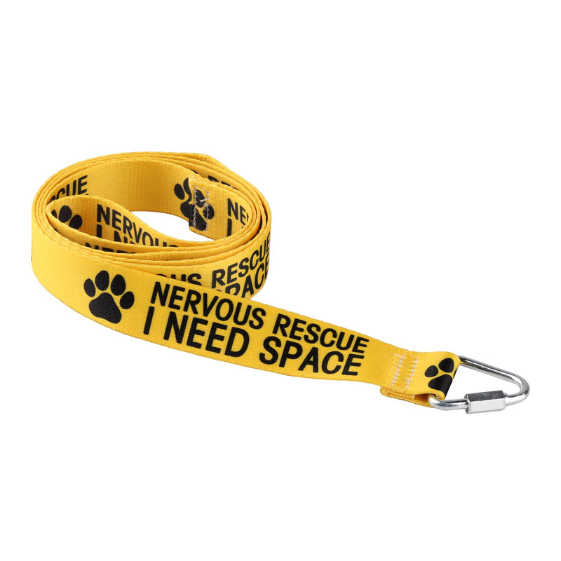 Funny Dog Leash Dog Nervous Rescue Space Leash Walking Training Dog Leashes Dog Owner Pet Lover Gift (Nervous Rescue-YE) Nervous Rescue-YE - PawsPlanet Australia