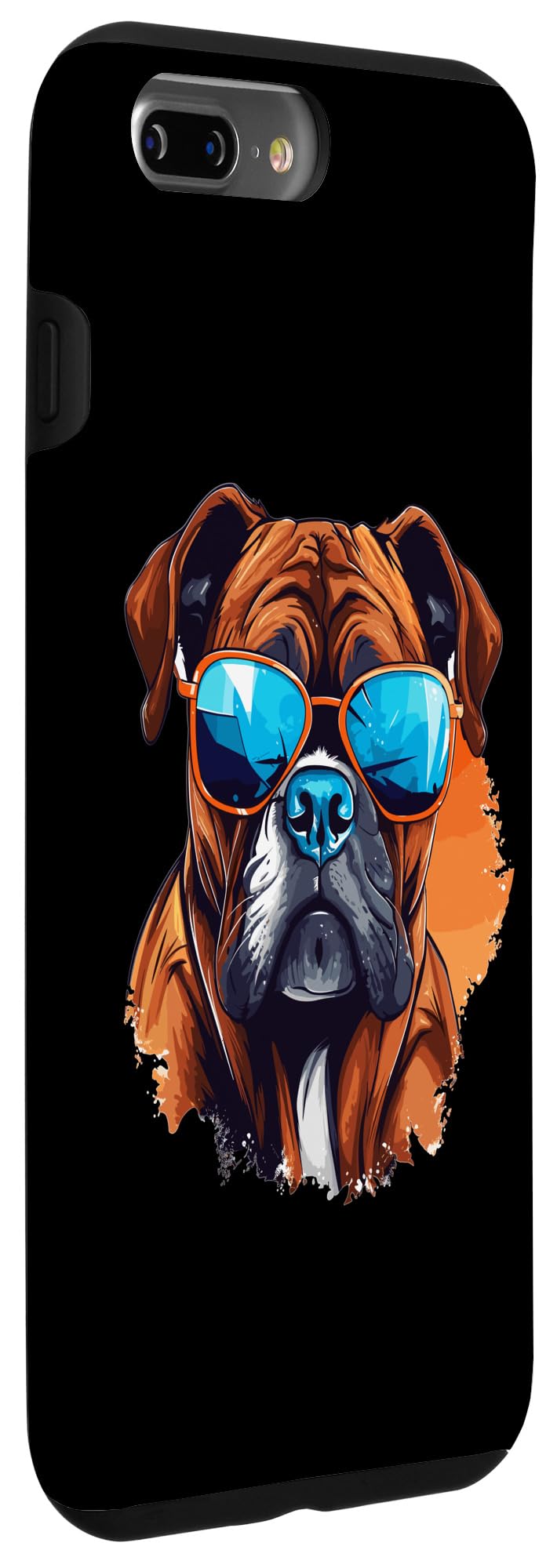 iPhone 7 Plus/8 Plus Boxer Dog Breed Pet with Sunglasses Case iPhone 7 Plus/8 Plus