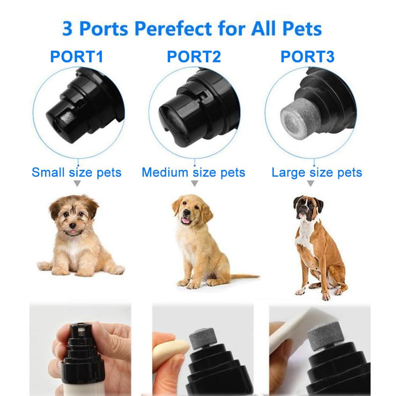 Silent Groom Pro,Silent Groom Pro Nail Grinder,2025 New Mute USB Rechargeable Pet Nail Trimmer,Pet Claw Beauty Trimming Tool, Equipped With 2-Speed, 3-Port, and Long Battery,Safe Claw Trimming at Home - PawsPlanet Australia
