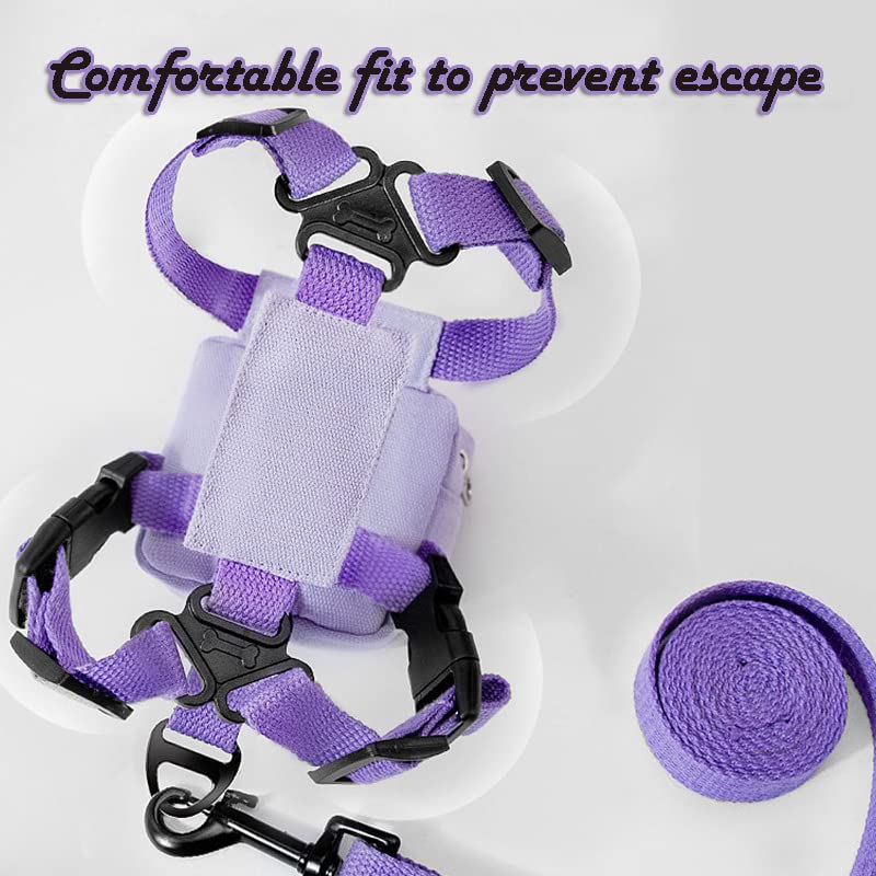 Dog Backpack Harness, Dog Cute Plush Backpack with Pocket,Cartoon Backpack for Dog to Wear for Travel Camping Hiking, Adjustable Dog Harness Vest with D-Ring for Cats Small Medium Dogs Small size for 3.3-7.7lb pets Rabbit - PawsPlanet Australia