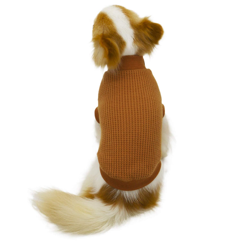 LOPHIPETS Lightweight Dog Sweaters for Puppy Small Dogs Puppy Chihuahua Yorkie Clothes-Yellow/M Medium for 4.5-6.5 lbs Yellow