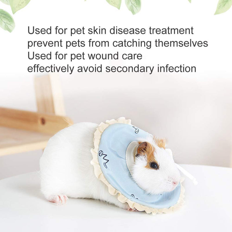 Hamster Cone Collar,Guinea Pig Protective Ring Soft Cat Recovery Collar for Cat Kitten Prevent from Licking - PawsPlanet Australia