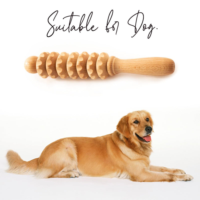 tuuli Wooden Pet Massager Massager for Dogs, Cats, Horses, Massage Brush, Short or Long Hair - PawsPlanet Australia