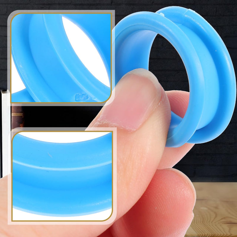 6Pcs Soft Silicone Scissor Finger Protectors Comfortable Finger Rings for Pet Grooming Hairdressing Skid Design for Home Salon Use Prevent Calluses - PawsPlanet Australia