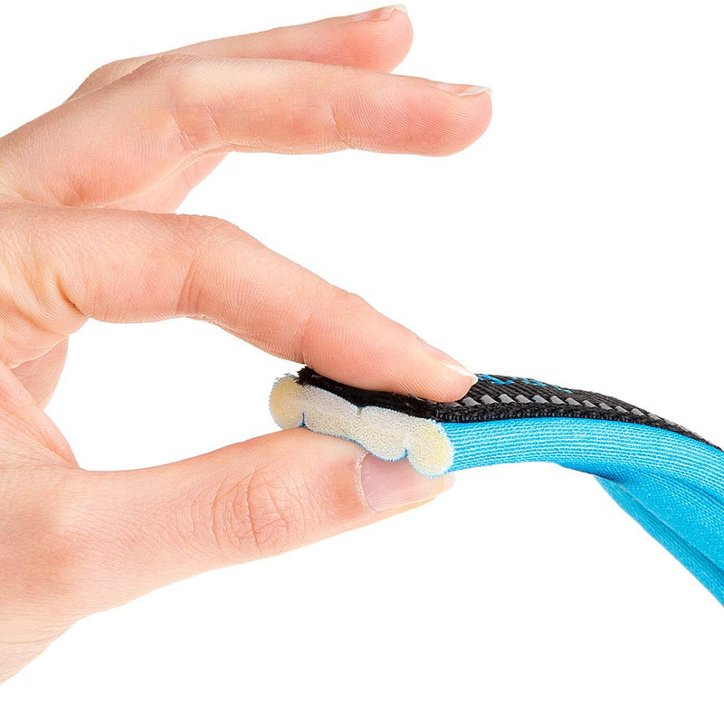 Ferplast SPORTDOG G Dog Lead - MATIC Automatic Closure Technology - Reflective & Anti-Abrasion - Second Handle - Soft Padding - Italian Design - 120 x 2 cm, Blue M (120 x 2 cm) - PawsPlanet Australia
