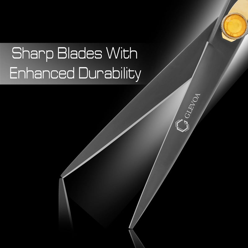 Dog Grooming Scissor-7”Straight Dog Shears for Grooming,Stainless Steel Ergonomic Dog Scissor for Grooming, Sharp Blades Designed for Professional Pet Groomers or Family DIY Use with Adjustable Screw Straight Scissor - PawsPlanet Australia
