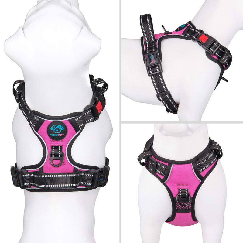 PHOEPET No Pull Dog Harness + Matching Leash - PawsPlanet Australia