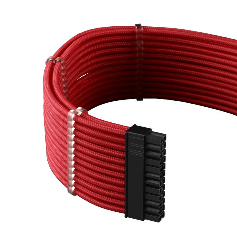 CableMod Pro ModMesh Sleeved Cable Extension Kit (Red) ModMesh Extension Kit Red