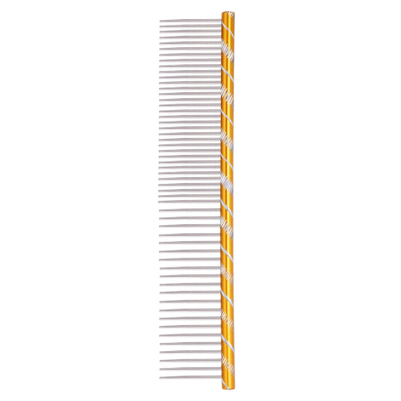 Combs for Grooming - Combs with Rounded Ends Stainless Steel Teeth Pet Comb Grooming Comb Cat Comb Metal Comb for Removing Tangles and Knots - PawsPlanet Australia