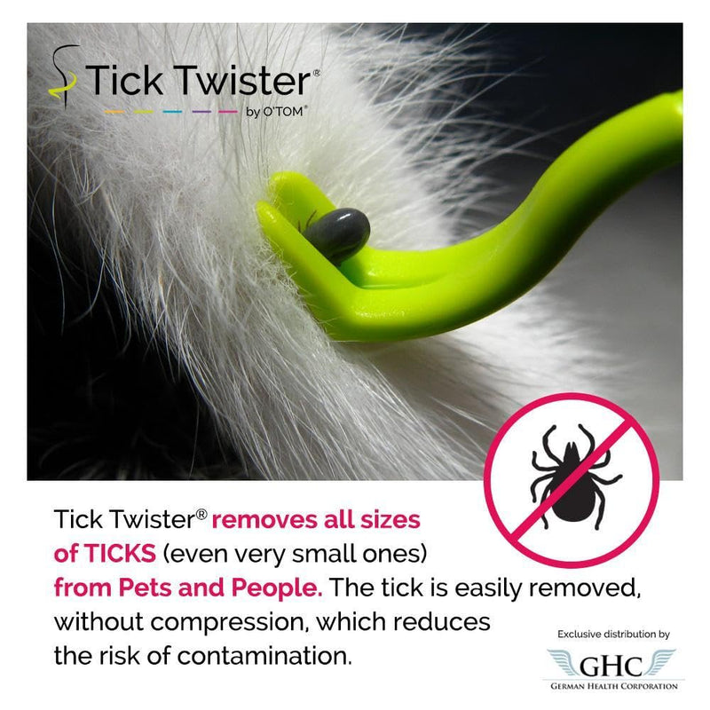 Tick Remover for Dogs and Human - Made in France - Tick Puller for Humans and Dogs - 3 Different Sizes - Dog Tick Removal Tool - Also for All Other Pets - Tick Nipper in Compact Box Pink - PawsPlanet Australia