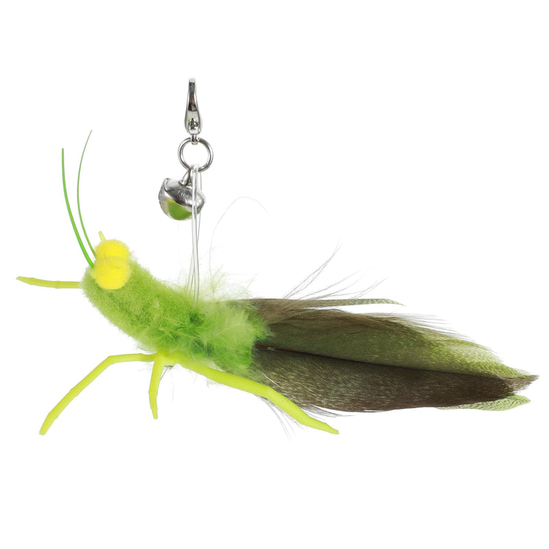 Cat Feather Toys Refills 3 Pack Insects Grasshopper Cat Toy Wand Fun Replacement Feathers Small Cats Interactive Toys Hanging Toy Attachments for Indoor Kittens Cats Teaser Wand Accessory - PawsPlanet Australia